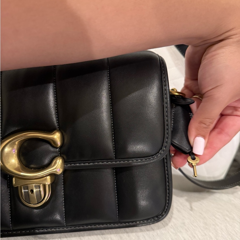 Coach Black Studio Quilted Shoulder Bag - Picture 7 of 7